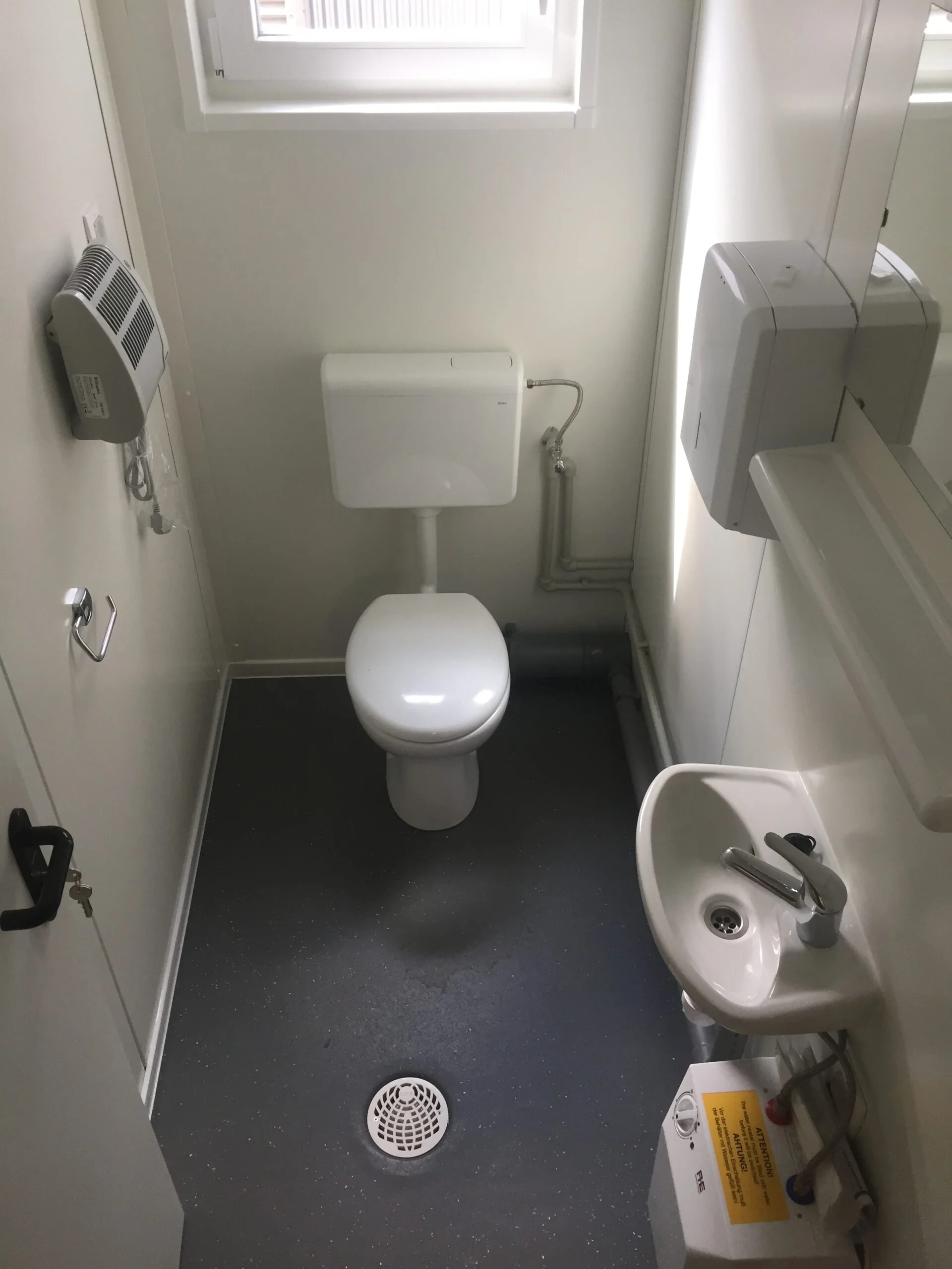 5' Double Cabin Toilet Container