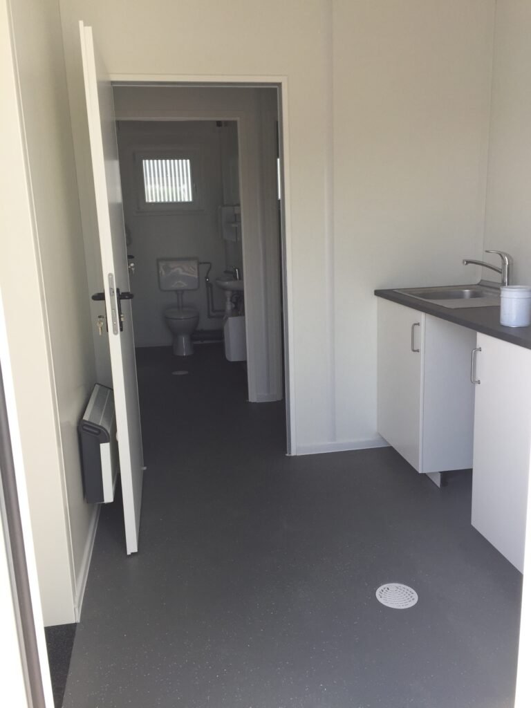 20-Fuß-WC-Container Damen/Herren mit Miniküche – Foto 5